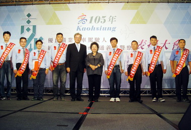 高市表揚績優運將與義交(圖)