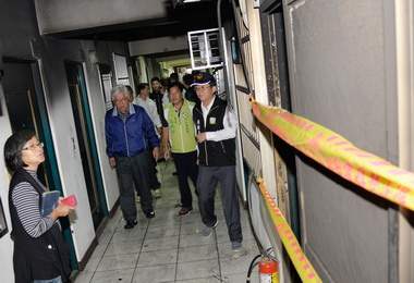 斗南公有零售市場深夜大火一人不幸喪生(圖)