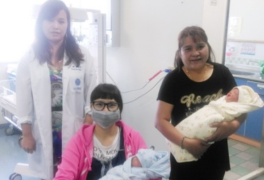 子宮內膜瘜肉致不孕手術後懷雙胞胎(圖)