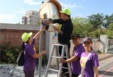 大里農會四健會員參與公共服務獲好評(圖)