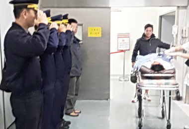 高港警執勤昏倒不治家屬捐器官遺愛人間(圖)