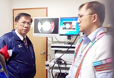 信義鄉衛生所內視鏡室 揭牌啟用(圖)