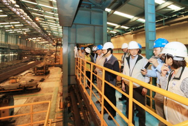 勞檢稽查中龍鋼鐵發現七項缺失(圖)