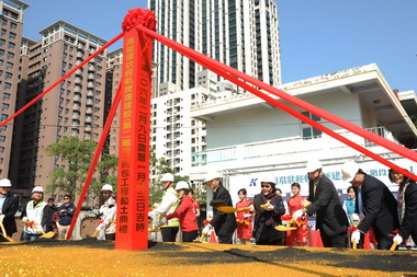 環狀輕軌第二階段動土 陳菊：邁向低碳城市(圖)