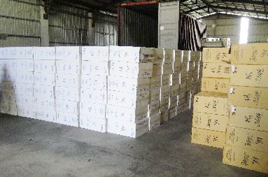 高市破獲48萬500包走私菸(圖)