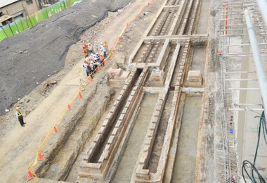 台中火車站發現日治時期遺構(圖)