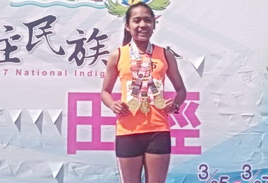 田徑女傑周冠伶運動會奪三金(圖)