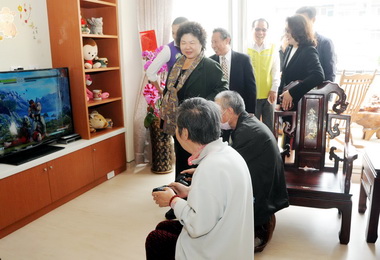 梓官老人日照中心啟用陳菊：推動長照成果(圖)