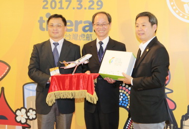 台灣虎航今台中首航澳門(圖)