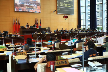 中市府組織自治條例修正一讀通過(圖)