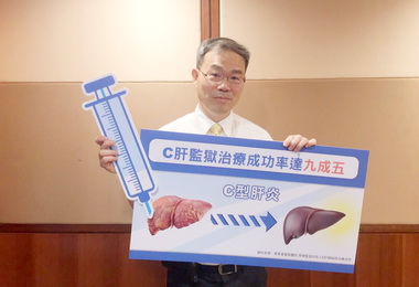 受刑人C肝比率高監獄治療成功率達九成五(圖)