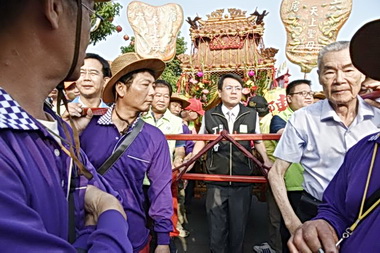六房媽遶境縣府：盼成國家指定重要民俗(圖)