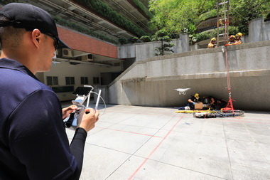 空拍、救災、醫療鐵三角(圖)