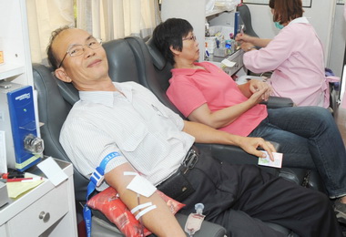 中油煉製事業部公益捐血獻愛心(圖)