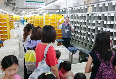 民間社團參訪高雄郵政總局(圖)