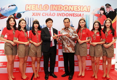 越捷航空將開通胡志明市–雅加達新航線(圖)