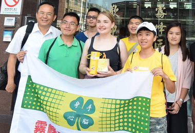 瑞士草根大使麗娜來台交流(圖)