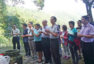 林管處中元祭祀 感念因公殉職前輩(圖)