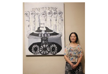 旅美抽象畫家呂秀貞首度個展獻藝(圖)