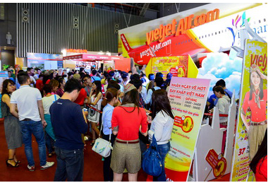 越捷胡志明市國際旅展(圖)