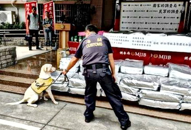 調查局＆高雄關查獲新興毒品-恰特草(圖)