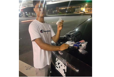 毒蟲駕車緩慢為躲警反引注意被查獲(圖)