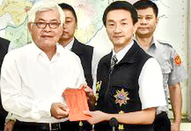 虎尾警分局偵破槍擊案 獲縣長嘉勉(圖)