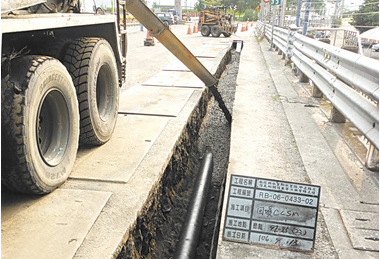 自來水管老舊漏水 水公司汰換(圖)