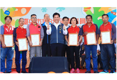 中市慶祝清潔隊員節(圖)