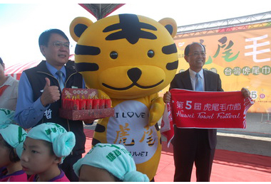 桐生織、虎尾毛巾節台日國際交流展(圖)