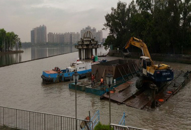 澄清湖水庫啟動清淤穩定大高雄供水(圖)