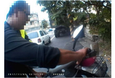 賊星該敗騎贓車油耗盡難逃法網(圖)