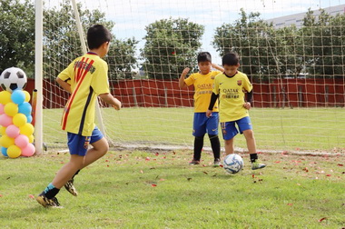 全國首座4合1足球場地 青埔足球場啟用(圖)