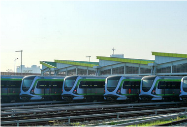 中市捷運綠線十八列車提前交車(圖)