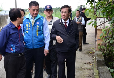 草屯排水與野溪待整治林明溱：速施作(圖)