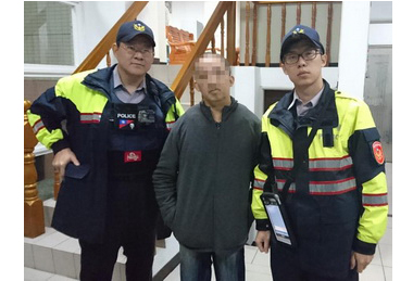 唐氏症男子迷途幸遇員警主動關心(圖)