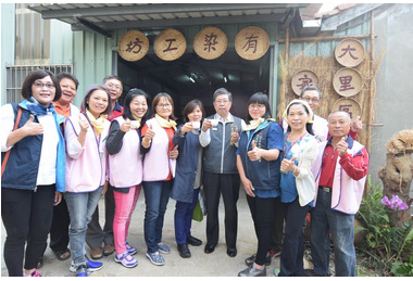 竹仔坑社區藍染成果展示成果豐碩(圖)