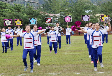 8所國中聯合運動會水里商工展開(圖)