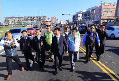 台中清水區忠孝路計畫道路通車(圖)