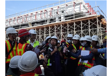 高市府實施營造工地春安突檢(圖)