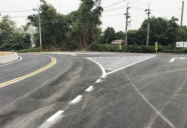 天池路口危險轉角已改善開放通車(圖)