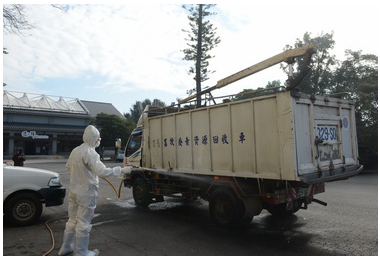 禽流感防疫升級 雲縣成立化製運輸車檢疫站(圖)