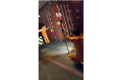 高雄關大港計畫查獲輻射超標貨櫃(圖)