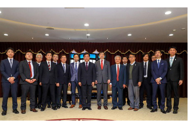 日本加治金屬及新潟航太拜會台中市府(圖)