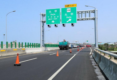 西濱公路大甲大安路段高架完工(圖)