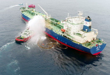 外海應變演習中油防災害於未然(圖)