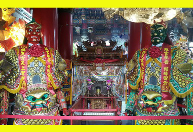 桃園龍德宮進香團進駐紫雲巖(圖)