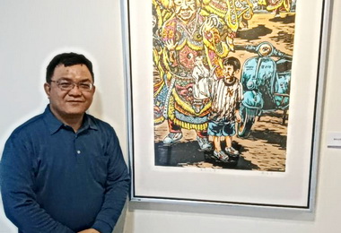 蘇智偉版畫展即日起童綜合展出(圖)