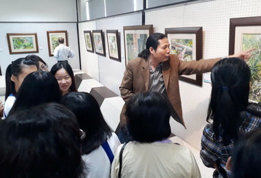 林世輝水彩創作展水里商工展出(圖)