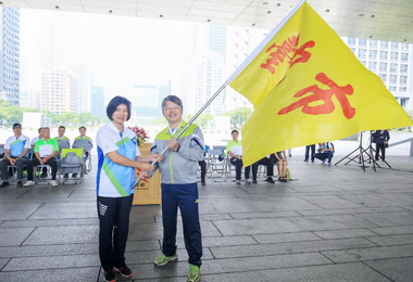 全中運登場林依瑩授旗地主隊(圖)